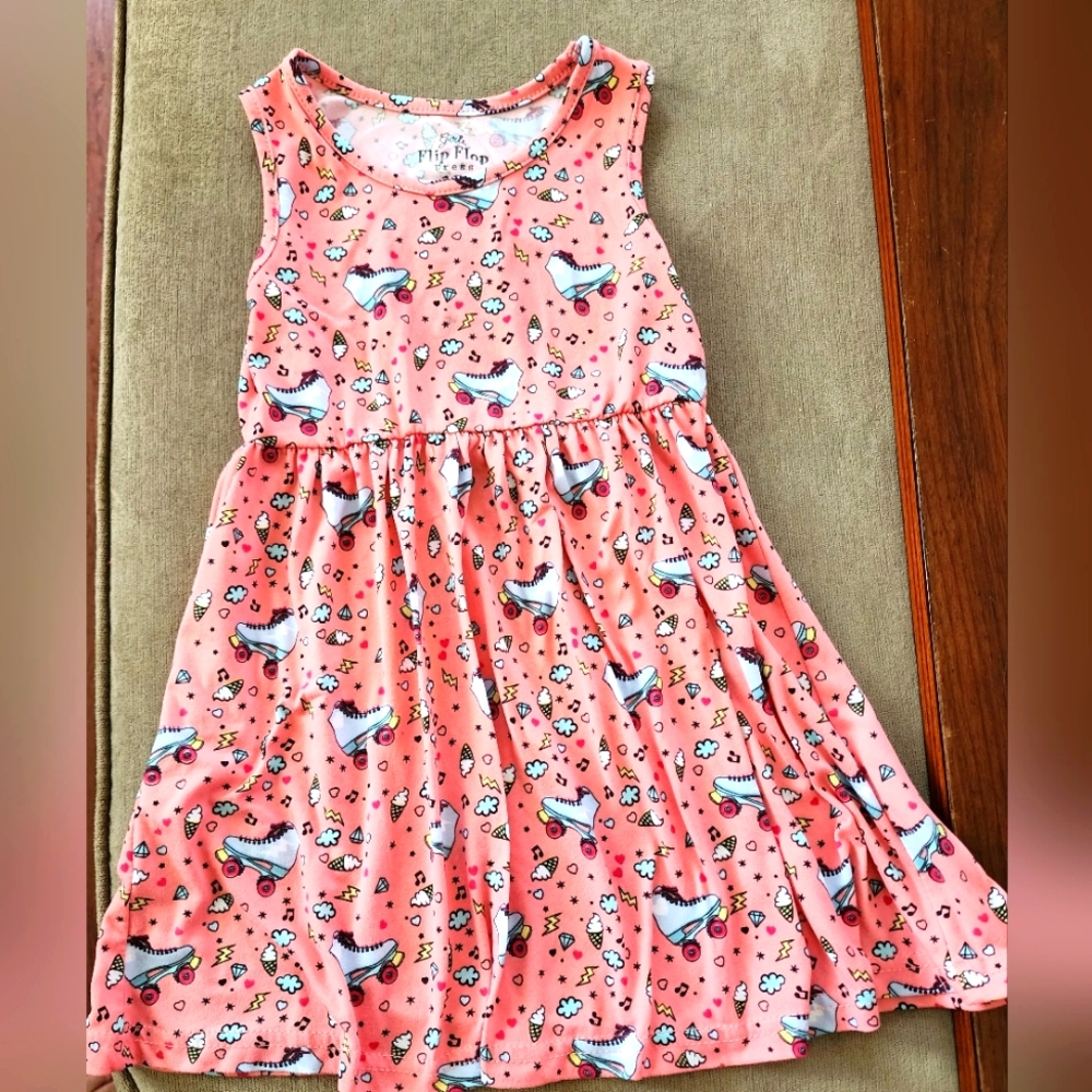 Girls Flip Flop dress size 3T pink